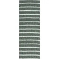 HORREDSMATTAN Outdoor-Teppich Music dunkelgrün Streifen PVC 170 x 250 cm - Outdoor-Teppich