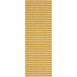 HORREDSMATTAN Outdoor-Teppich Music Gelb 150 cm 150 cm - Farbe: senfgelb - Material: PVC - Outdoor-Teppich
