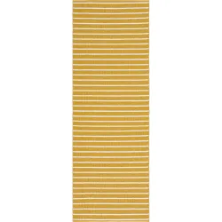 HORREDSMATTAN Outdoor-Teppich Music Gelb 150 cm 150 cm - Farbe: senfgelb - Material: PVC - Outdoor-Teppich