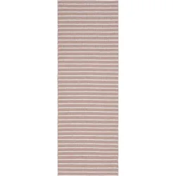 HORREDSMATTAN Outdoor-Teppich Music pink Streifen PVC 200 x 200 cm - Outdoor-Teppich