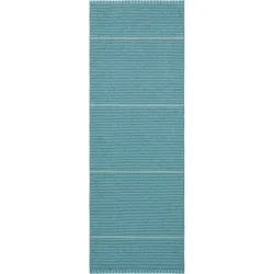HORREDSMATTAN Outdoor-Teppich Cleo türkis Streifen PVC 200 x 300 cm - Outdoor-Teppich
