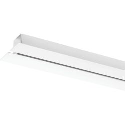 Designer-Pendellampen-Schiene Bankamp Strada 2.0 weiss 200 cm - LED - Lichtfarbe: Extra warmweiss - Material: Aluminium/Stahl - Schiene- LED