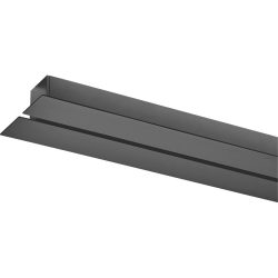 Designer-Pendellampen-Schiene Bankamp Strada 2.0 schwarz 150 cm - LED - Lichtfarbe: Extra warmweiss - Material: Aluminium/Stahl - Schiene- LED