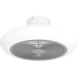 Eglo Deckenlampe Sayulita Grau/Weiss Kunststoff 45.5 cm - Farbe: weiss/grau - LED - Deckenlampe- LED Energiesparlampe