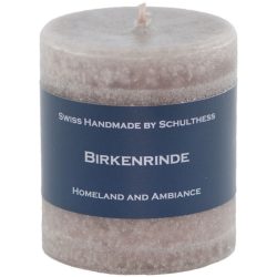 Duftkerze Schulthess Grau Wachs 12 cm - Farbe: Dunkelgrau - Duftkerze