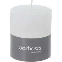 Balthasar - Zylinderkerze, 70X80MM, Weiss