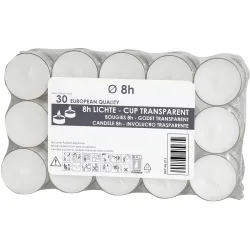 Balthasar, Balthasar - Teelichter-Set, 38X24MM, Weiss