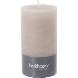 Balthasar - Zylinderkerze, 70X130MM, Taupe