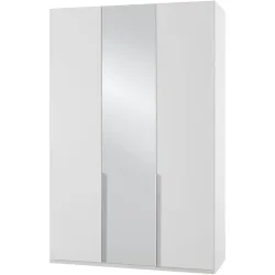 Kleiderschrank Jagor Weiss Holzwerkstoff 135 cm 58 cm 236 cm - Kleiderschrank