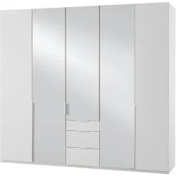 Kleiderschrank Jagor Weiss Holzwerkstoff 225 cm 58 cm 236 cm - Kleiderschrank
