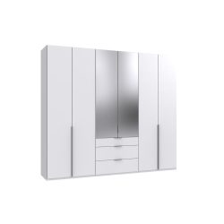 Kleiderschrank Jagor Weiss Holzwerkstoff 270 cm 58 cm 236 cm - Kleiderschrank