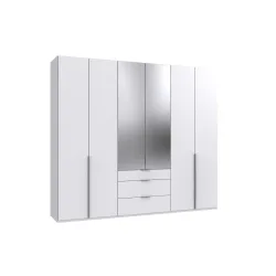 Kleiderschrank Jagor Weiss Holzwerkstoff 270 cm 58 cm 236 cm - Kleiderschrank