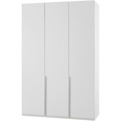 Kleiderschrank Jagor Weiss Holzwerkstoff 135 cm 58 cm 236 cm - Kleiderschrank