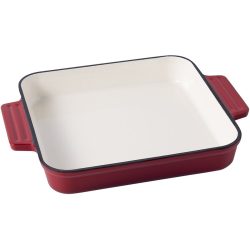Auflaufform Cara Rot Eisen 28 cm 4.5 cm - Material: Gusseisen - Auflaufform