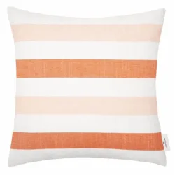 Tom Tailor Zierkissenbezug Bar Rot Leinen/Polyester 45 cm 45 cm - Farbe: rost - Zierkissenbezug