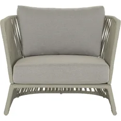 Loungesessel California greige Stahl T 77 cm - Loungesessel