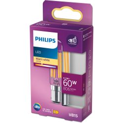 Leuchtmittel Philips Glas B15d 6.5 W - Farbe: Transparent - LED - Lichtfarbe: Extra warmweiss - Leuchtmittel- LED Leuchtmittel