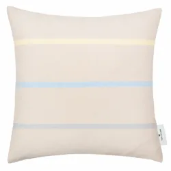 Tom Tailor Zierkissenbezug Tape Beige Baumwolle/Polyester 40 cm 40 cm - Farbe: sand - Material: Polyester/Baumwolle - Zierkissenbezug