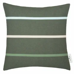 Tom Tailor Zierkissenbezug Tape Grün Baumwolle/Polyester 40 cm 40 cm - Material: Polyester/Baumwolle - Zierkissenbezug
