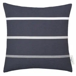 Tom Tailor Zierkissenbezug Tape Blau Baumwolle/Polyester 40 cm 40 cm - Farbe: navy blau - Material: Polyester/Baumwolle - Zierkissenbezug