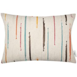 Tom Tailor Zierkissenbezug Threads Mehrfarbig Leinen/Polyester/Viskose 40 cm 60 cm - Farbe: Multi - Material: Viskose/Leinen/Polyester -