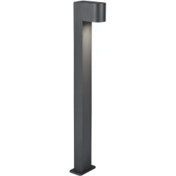 Aussenlampe Reeya Grau 15 cm 100 cm - Farbe: anthrazit - Material: Aluminium-Druckguss - Aussenlampe