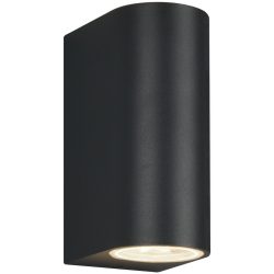 Wandlampe aussen Reeya Grau 6.9 cm 15 cm - Farbe: anthrazit - Material: Aluminium-Druckguss - Wandlampe aussen
