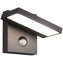 Wandlampe aussen Honinki Grau 15 cm 12 cm - Farbe: anthrazit - LED - Lichtfarbe: Warmweiss - Material: Aluminium-Druckguss - Wandlampe aussen- LED