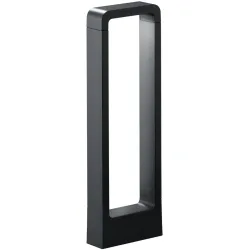 Aussenlampe Rober Grau 16 cm 50 cm - Farbe: anthrazit - LED - Lichtfarbe: Warmweiss - Material: Aluminium-Druckguss - Aussenlampe- LED