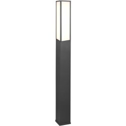 Aussenlampe Fomane Grau 15 cm 155 cm - Farbe: anthrazit - LED - Lichtfarbe: Warmweiss - Material: Aluminium-Druckguss - Aussenlampe- LED
