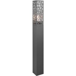 Aussenlampe Dobtos Grau Edelstahl 10 cm 100 cm - Farbe: anthrazit - Aussenlampe