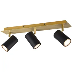 Spot Manste Gold/Schwarz Metall 48 cm 15 cm - Farbe: schwarz-gold - Spot