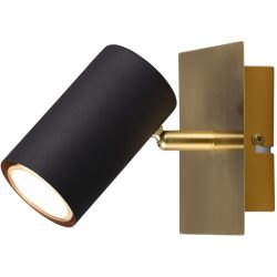 Spot Manste Gold/Schwarz Metall 12 cm 15 cm - Farbe: schwarz-gold - Spot
