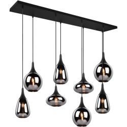 Hängelampe LUMINA 34.5x150cm 40W schwarz