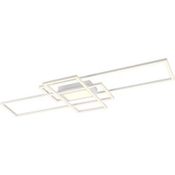Deckenlampe Carphira Weiss Metall 105 cm 6.5 cm - Farbe: weiss matt - LED - Deckenlampe- LED Energiesparlampe