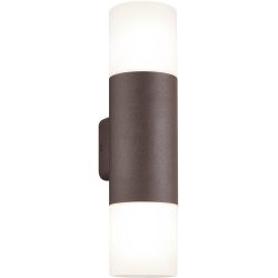 Wandlampe aussen Cleara Rot 8.5 cm 33 cm - Farbe: rost - Material: Aluminium-Druckguss - Wandlampe aussen