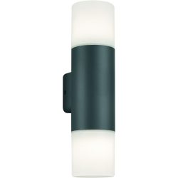 Wandlampe aussen Cleara Grau 8.5 cm 33 cm - Farbe: anthrazit - Material: Aluminium-Druckguss - Wandlampe aussen