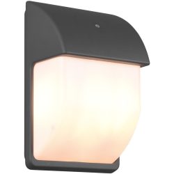 Wandlampe Mapla Grau 18 cm 27.5 cm - Farbe: anthrazit - Material: Aluminium-Druckguss - Wandlampe