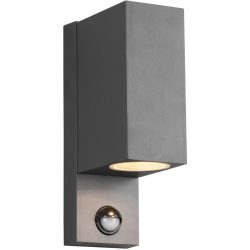 Wandlampe aussen Reeya Grau 7 cm 22 cm - Farbe: anthrazit - Material: Aluminium-Druckguss - Wandlampe aussen