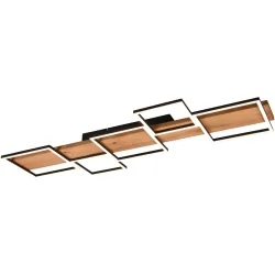 Deckenlampe LED HARPER variable Intensität 115cm 42W schwarz
