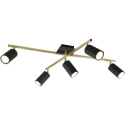 Spot Manste Gold/Schwarz Metall 77.4 cm 22.4 cm - Farbe: schwarz-gold - Spot