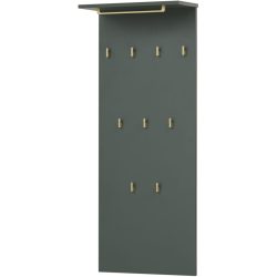 Garderobe Annkatrin Grün Holzwerkstoff 50 cm 121 cm - Farbe: waldgrün - Garderobe