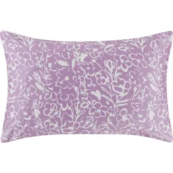 Esprit - Kissenbezug, Cleo Floral Renforcé Kissenbezug, 65 x 65 cm, Lila