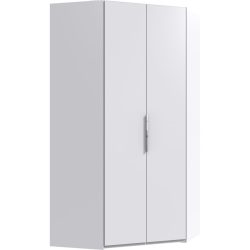 Kleiderschrank Sanko Weiss Holz 120 cm 120 cm 236 cm - Material: Holzwerkstoff - Kleiderschrank
