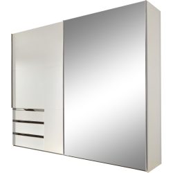 Kleiderschrank Sanko Weiss Holz 200 cm 65 cm 216 cm - Material: Holzwerkstoff - Kleiderschrank