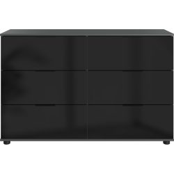 Kommode Visca Grau Holzwerkstoff 130 cm 41 cm - Farbe: graphit - Kommode