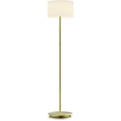 Designer-Stehlampe Bankamp Grazia Messing matt H 147 cm - LED - Lichtfarbe: Extra warmweiss - Material: Messing/Glas - Designer-Stehlampe- LED