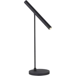 Tischlampe Pure-Tutua Schwarz Aluminium 14 cm 42 cm - LED - Lichtfarbe: Extra warmweiss - Tageslichtweiss - Tischlampe- LED Energiesparlampe