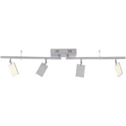 Deckenlampe Pure-Mira Silber Aluminium 7.5 cm 12.5 cm - LED - Lichtfarbe: Extra warmweiss - Tageslichtweiss - Deckenlampe- LED Energiesparlampe