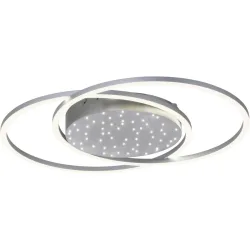 Deckenlampe Q-Frameless Weiss Aluminium 30 cm 6.8 cm - LED - Deckenlampe- LED Energiesparlampe